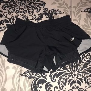 Varsity Shorts with spandex